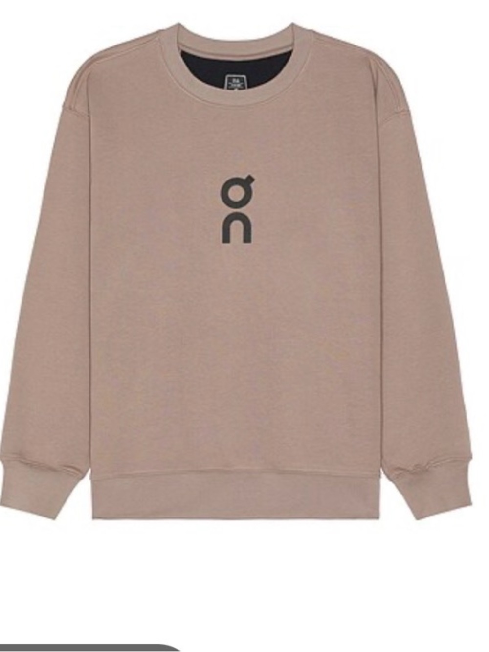 On Running Club Crew Sweatshirt Men’s M Cinder Black Logo